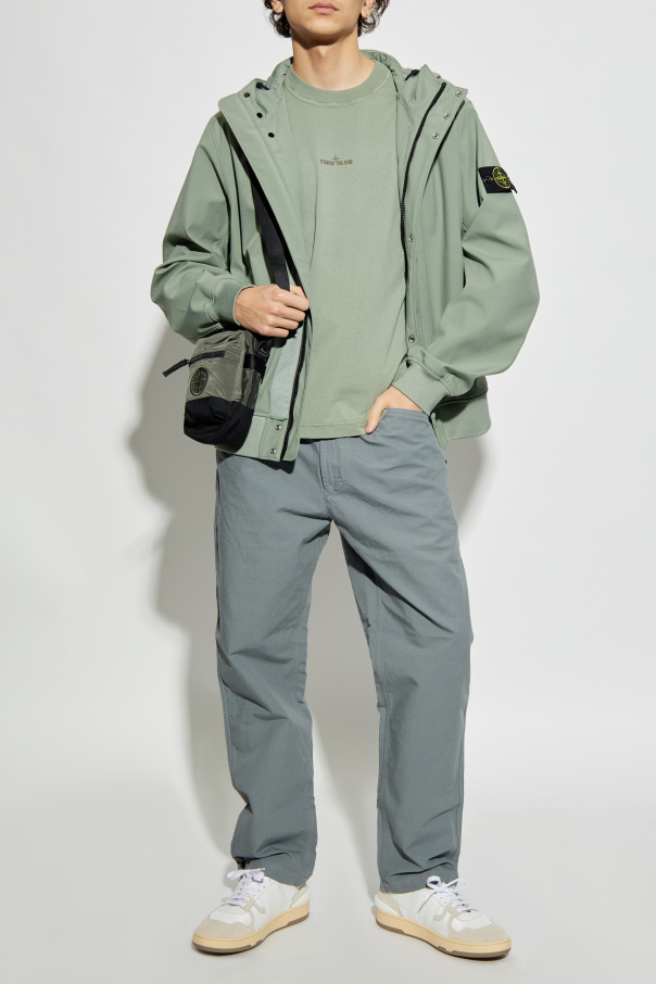 Stone island soft shell r green online